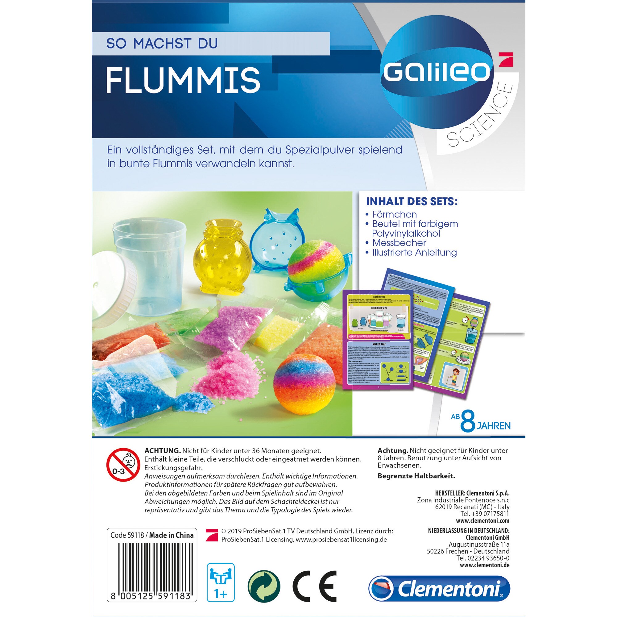 Clementoni Experimentierkasten Galileo Fun - Flummis