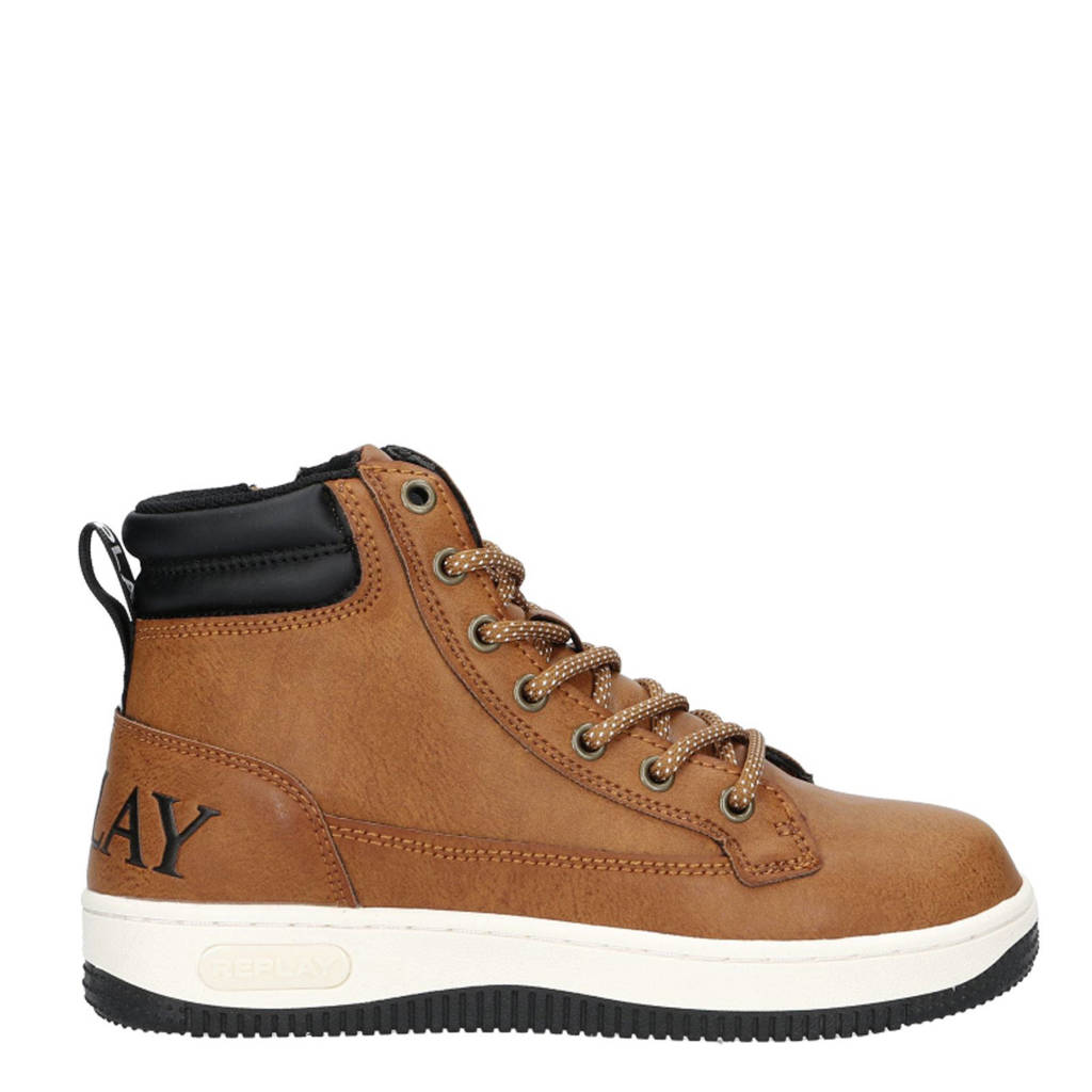 REPLAY sneakers cognac