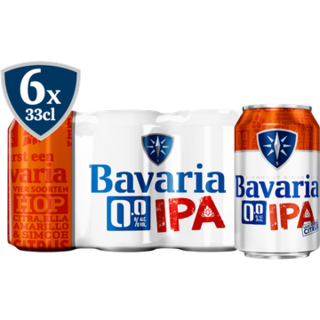 Bavaria - 0.0% IPA Alcoholvrij - Blik - 330ML