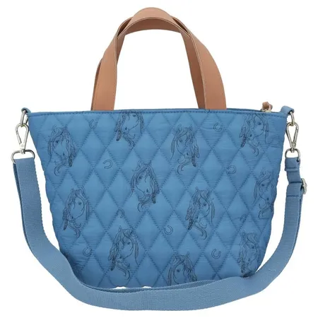 Depesche Miss Melody Mini Shopper BLUE QUILT