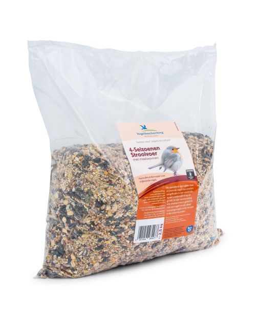 Wildbird Vbn 4 Seizoenen Voer Met Meelwormen - Tuinvogelvoer - 2.5 kg