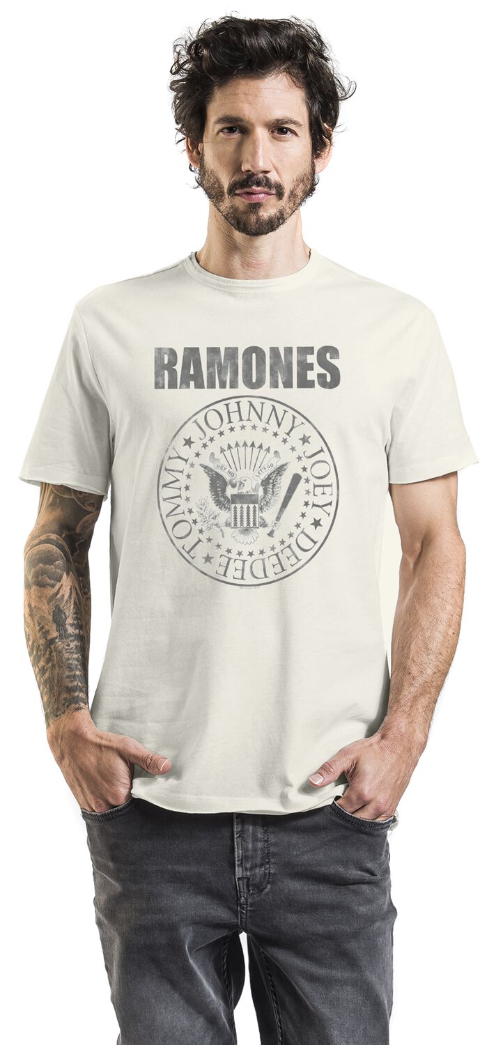 Amplified Collection - Vintage Shield | Ramones T-Shirt Manches courtes