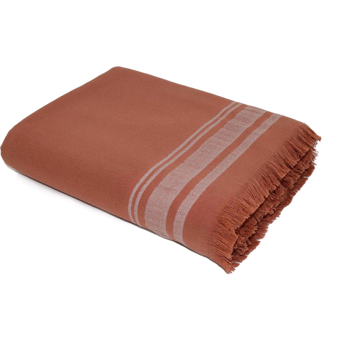 Febronie Fouta éponge Faro rose - 100x180 cm