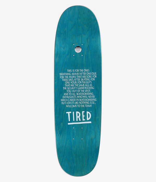 Tired Skateboards Rover Shaped 9.18