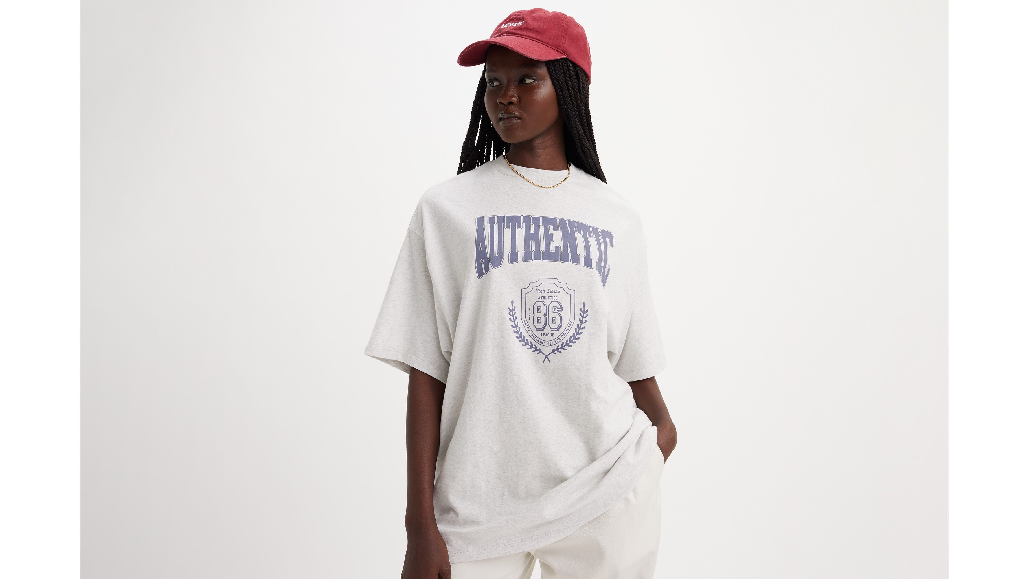 T-shirt graphique Short Stack - Authentic Orbit Heather - Gris