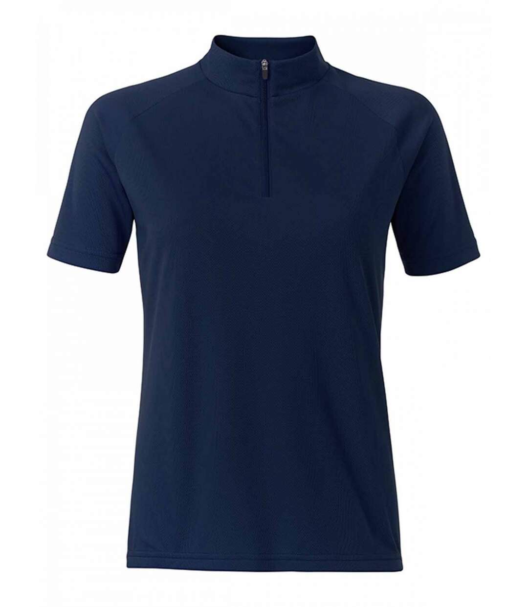maillot cycliste zippé - FEMME - JN511 - bleu marine