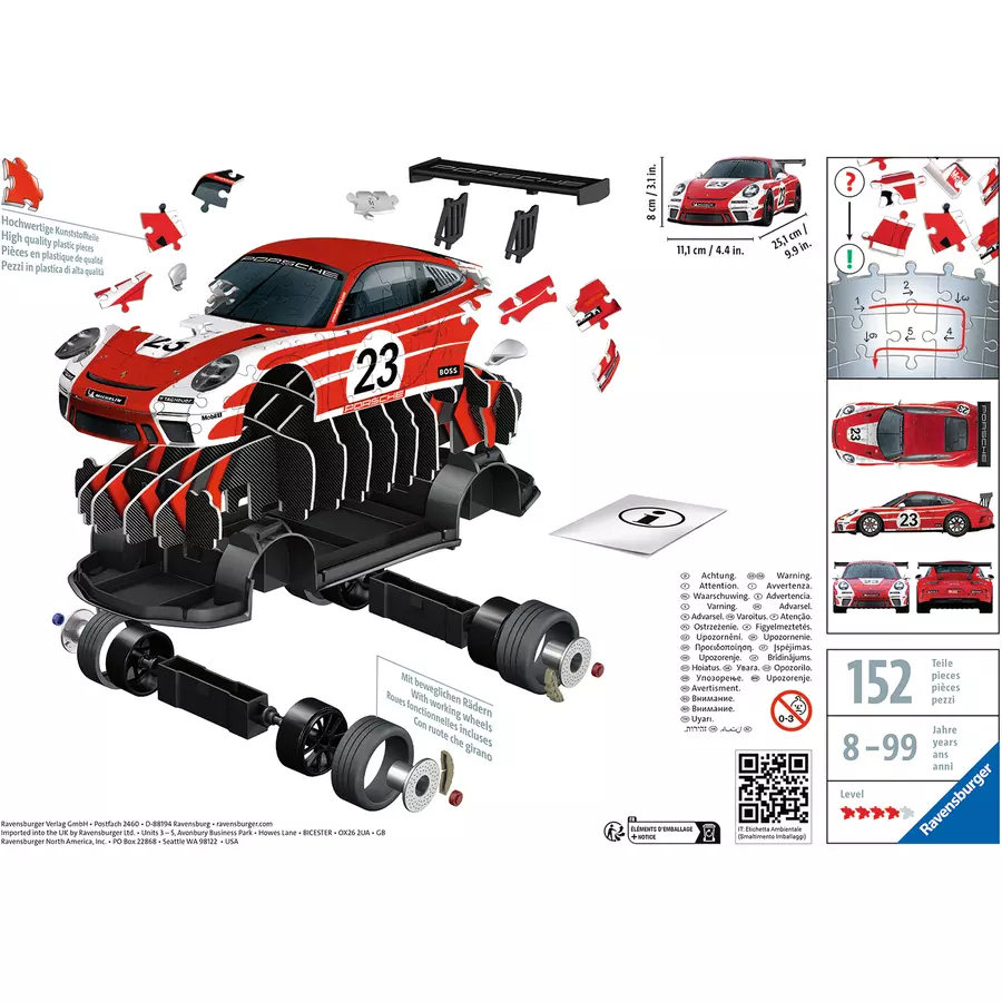 Ravensburger Porsche 911 GT3 Cup Salzburg Design