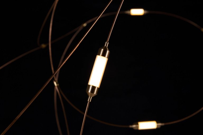 Moooi Flock of Light 11 hanglamp LED 80x65 brons