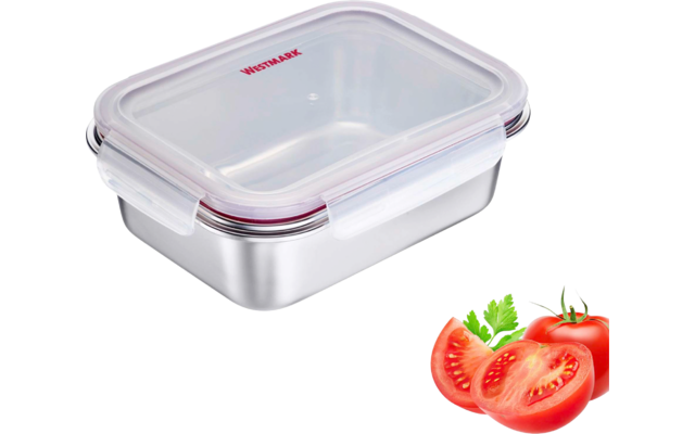Westmark Lunch Box und Frischhaltedose Edelstahl