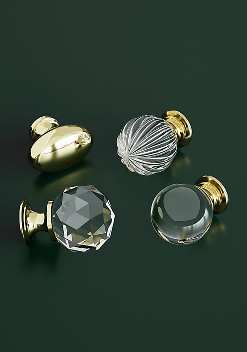 Bouton de meuble Ruis or ⌀.29mm x L.29mm