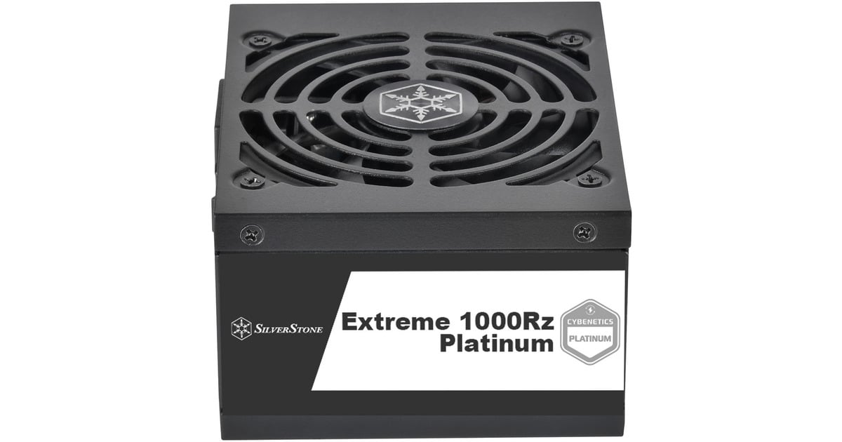 SilverStoneExtreme 1000Rz Platinum modulaire 1000 watt voeding   (Zwart, 1x 12V-2x6, 4x PCIe)