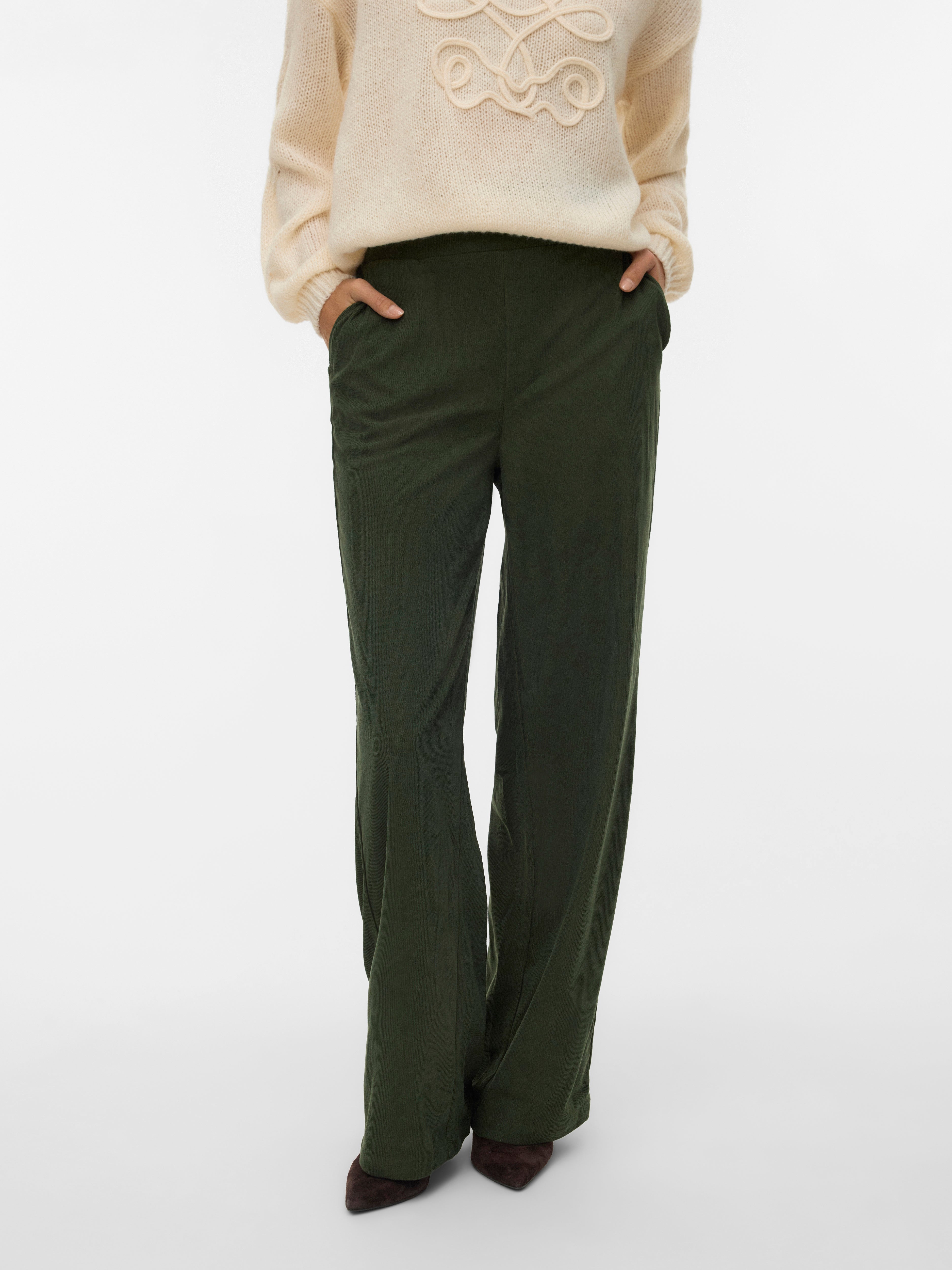 VMVILJA High waist Corduroy Broek