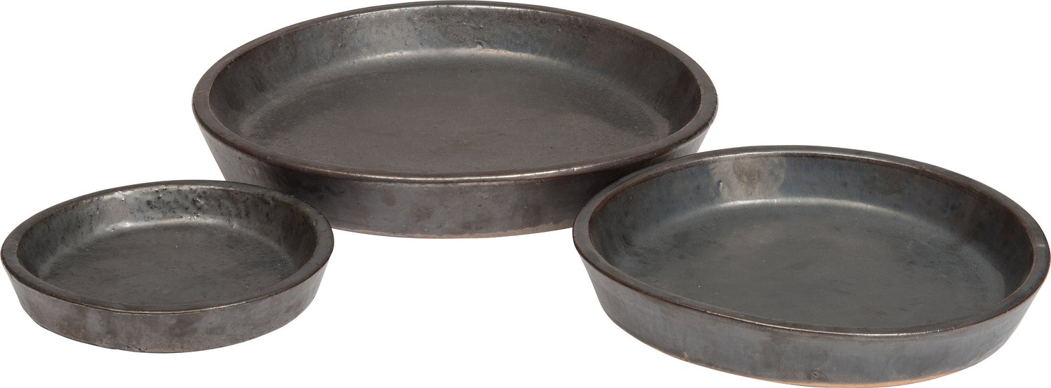 Intratuin plantenschaal Sefa zwart D 36 H 5 cm