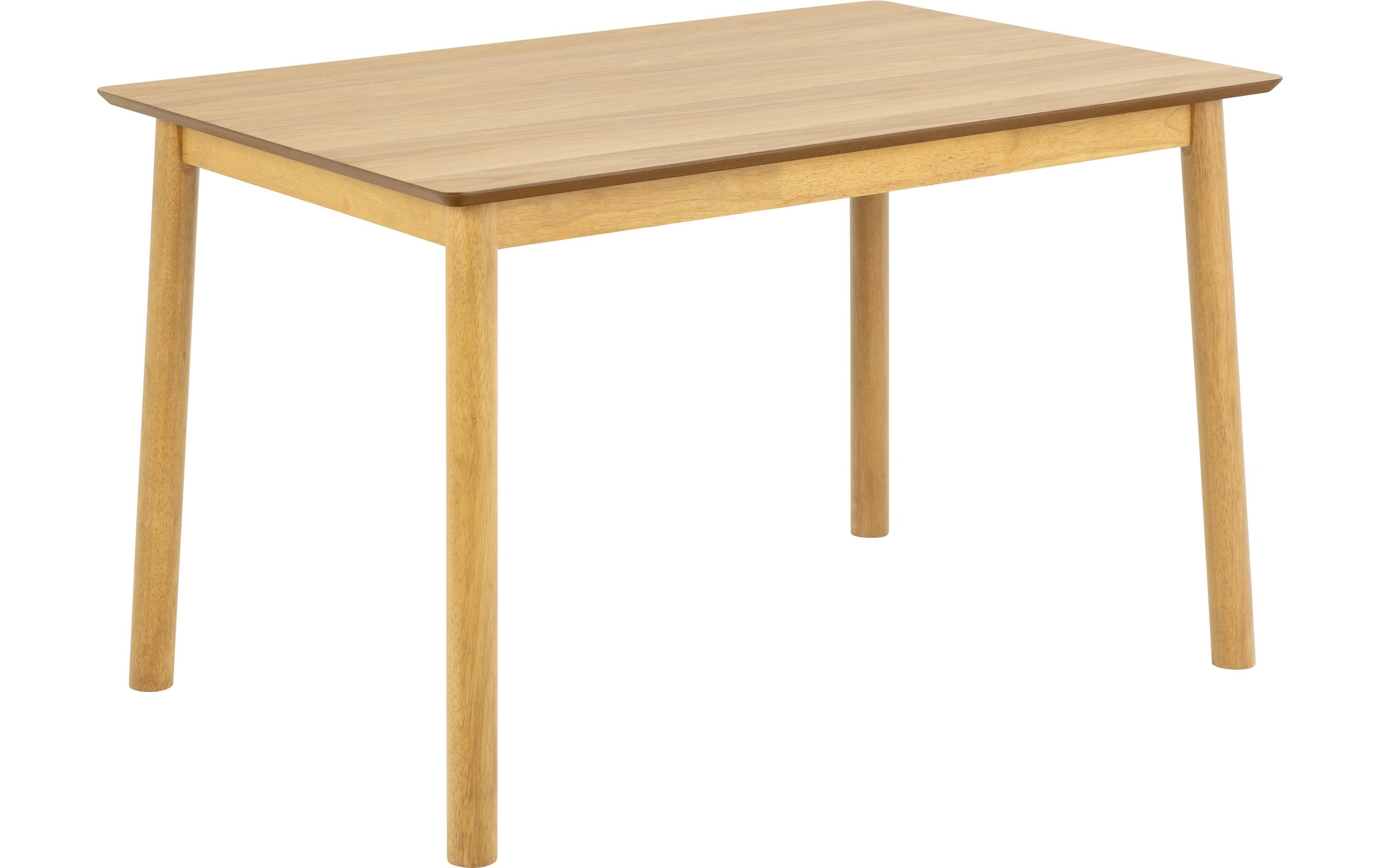 Tisch Barlow 120 x 74.8 cm, Hellbraun<br>Esstisch mit skandinavischer und zeitgenössischer Ästhetik