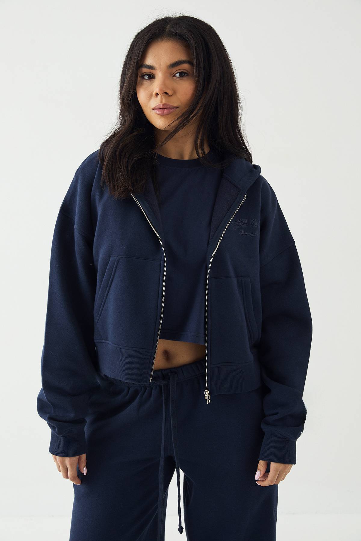 Sweat à Casynthétiqueche Zippé Boxy DSGN Studio Sport Training Club