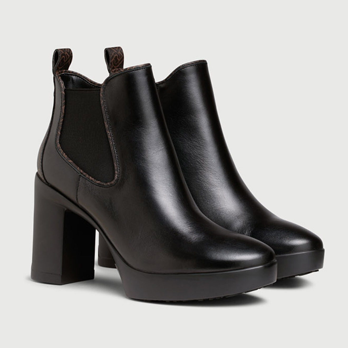 Liu-Jo Bottines en Cuir Now noires - Talon 9 cm