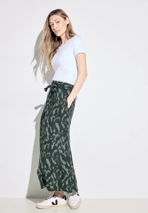 Viskose Print Rock - strong khaki