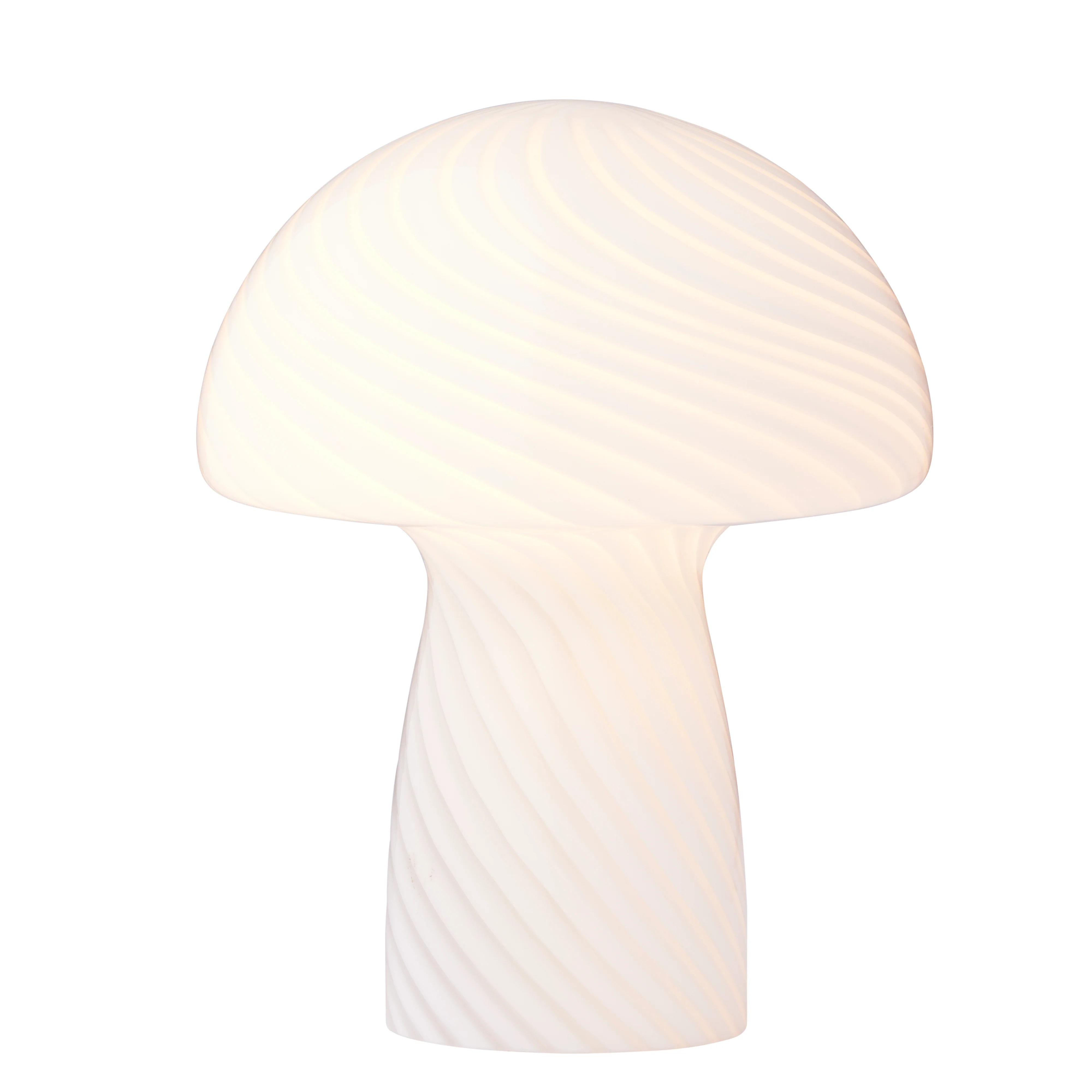 Bahne Interior  Mushroom bordlampe, hvid - H23 cm.