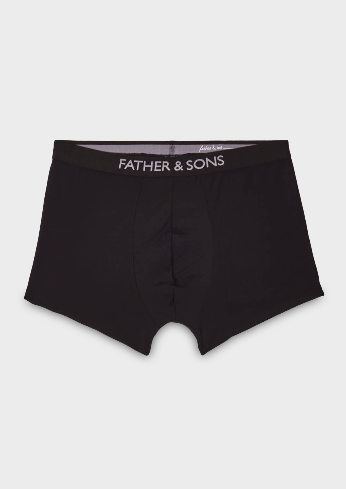 Boxer en microfibre uni noir