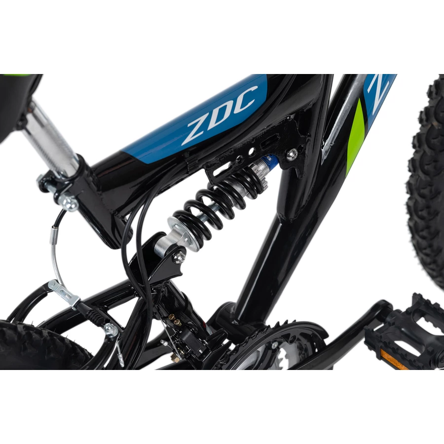 KS Cycling Kinder-Mountainbike 24'' Zodiac RH 38 cm Schwarz-Grün