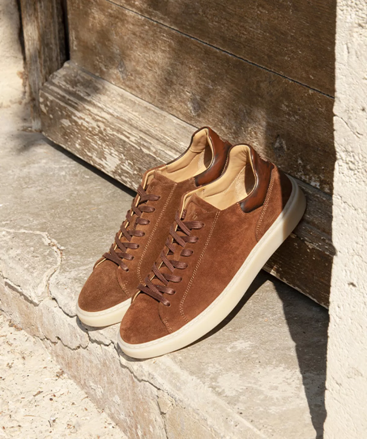 Sneakers Daytona Daim Camel