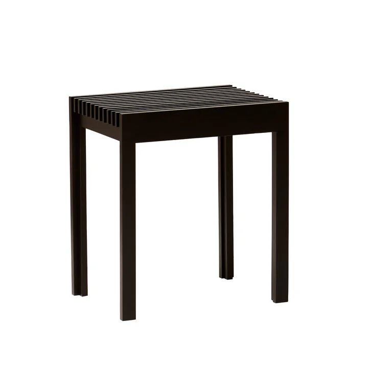 Form & Refine - Lightweight Hocker, Eiche schwarz gebeizt