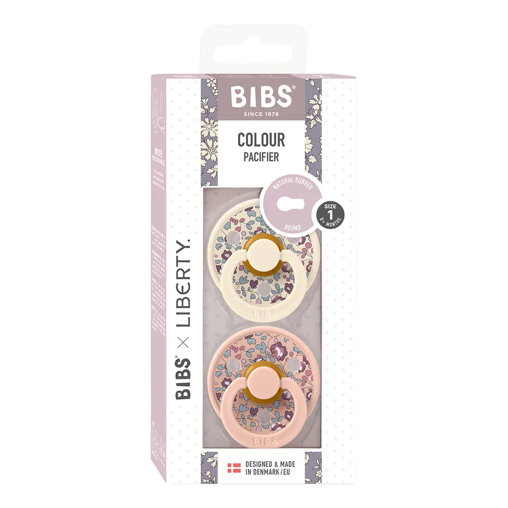 BIBS x Liberty Colour Latex Rund Eloise - Blush Mix - flere størrelser