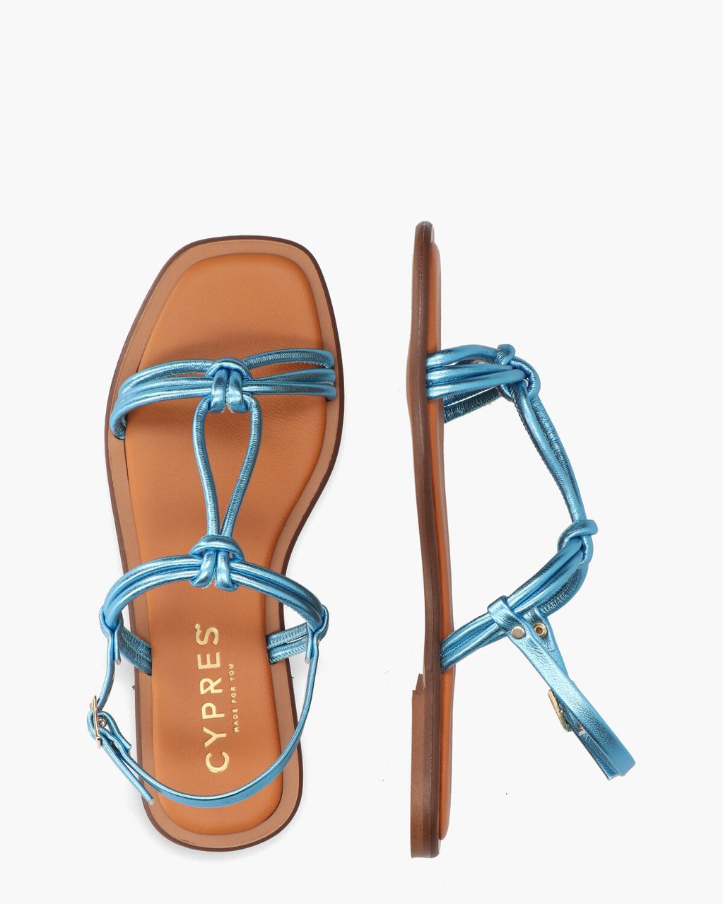 Cypres Royana Turquoise Damessandalen