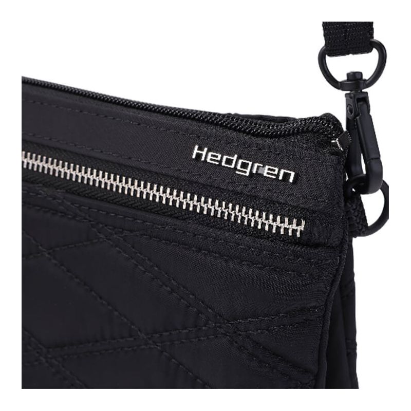 Sac bandoulière Emma 24 cm New Quilt Black
