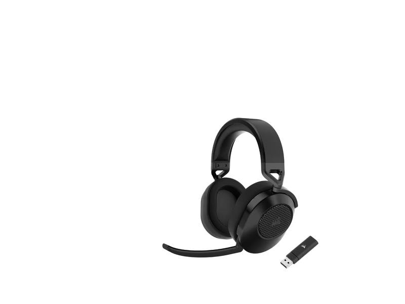 Corsair Headset HS65 Wireless Schwarz Kabellosses Gaming Headset mit Surround Sound
