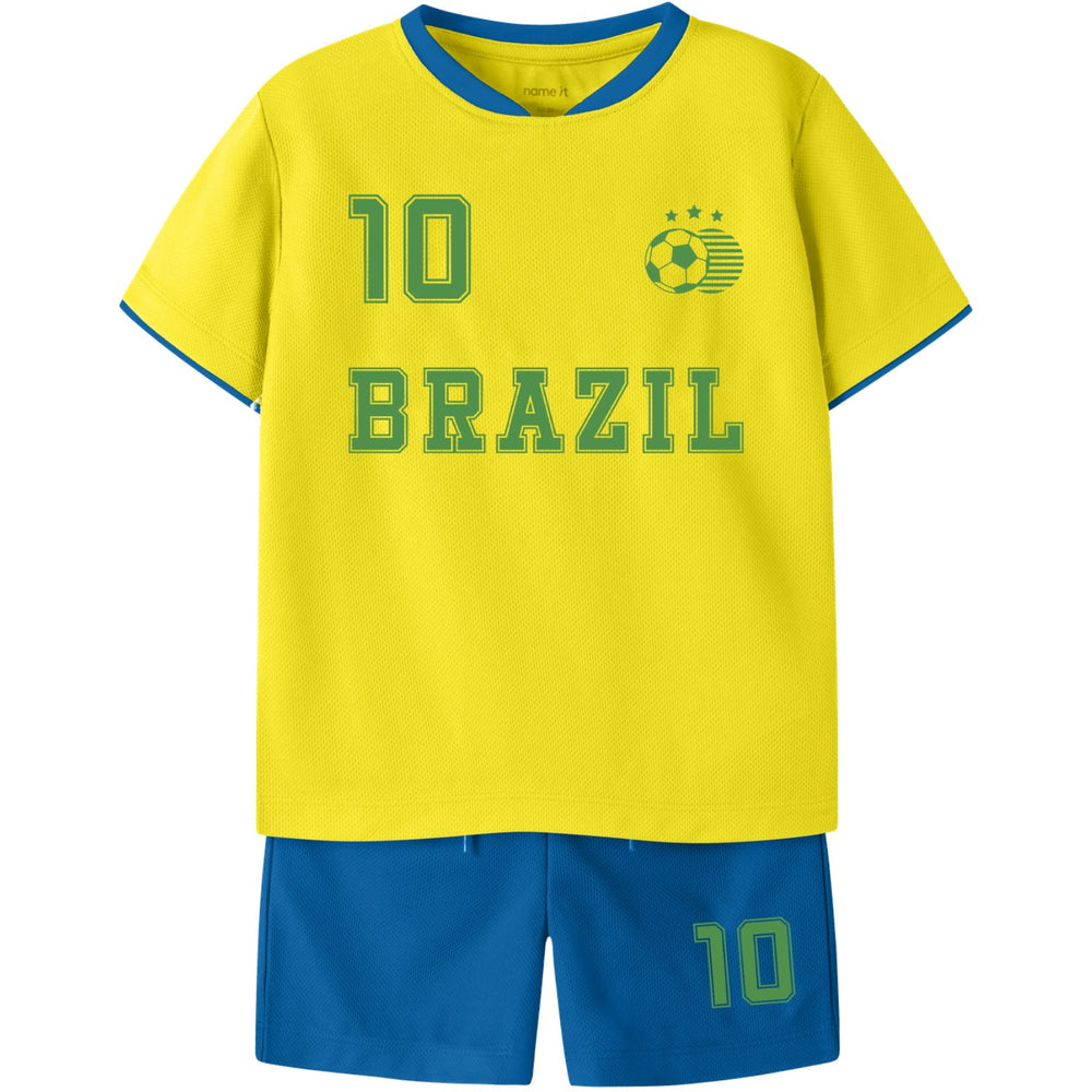 Køb Name It Empire Yellow Nmnhiteam Shorts Sæt