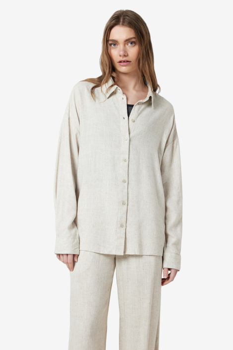 Noisy may beige dames blouse