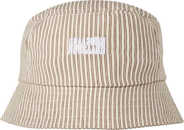 Mads Nørgaard - Copenhagen Broma Bully Hat Brun striber
