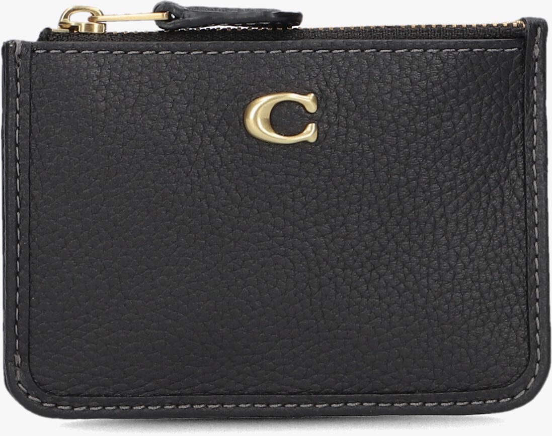 zwarte coach portemonnee essential mini id card case