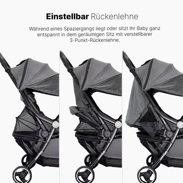 Hamilton by Yoop XL Kinderwagen – Premium Buggy mit MagicFold™