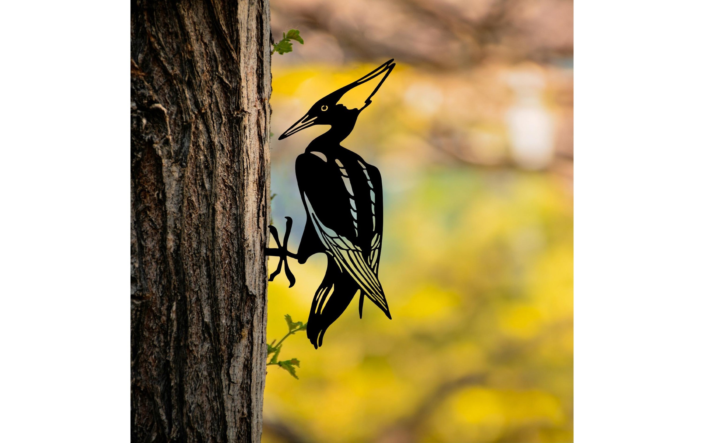 Gartenfigur »Wallxpert Vogel auf Zweig 22 x 40 cm« Zeigen realistische Details und exquisite Handwerkskunst