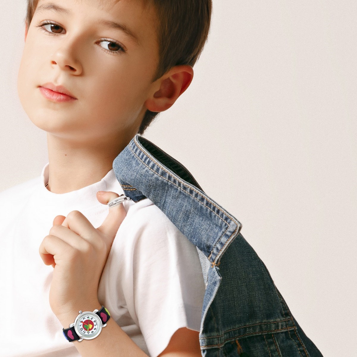 Montre enfant coeur