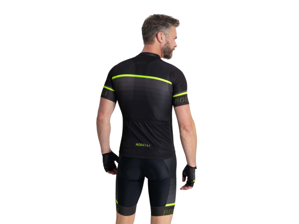 Rogelli Hero 2 Cykeltrøje, Black/Fluor