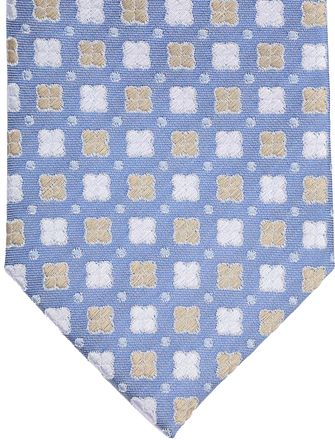 Suitable Stropdas Zijde Bloem Blauw TI25-07 kopen
