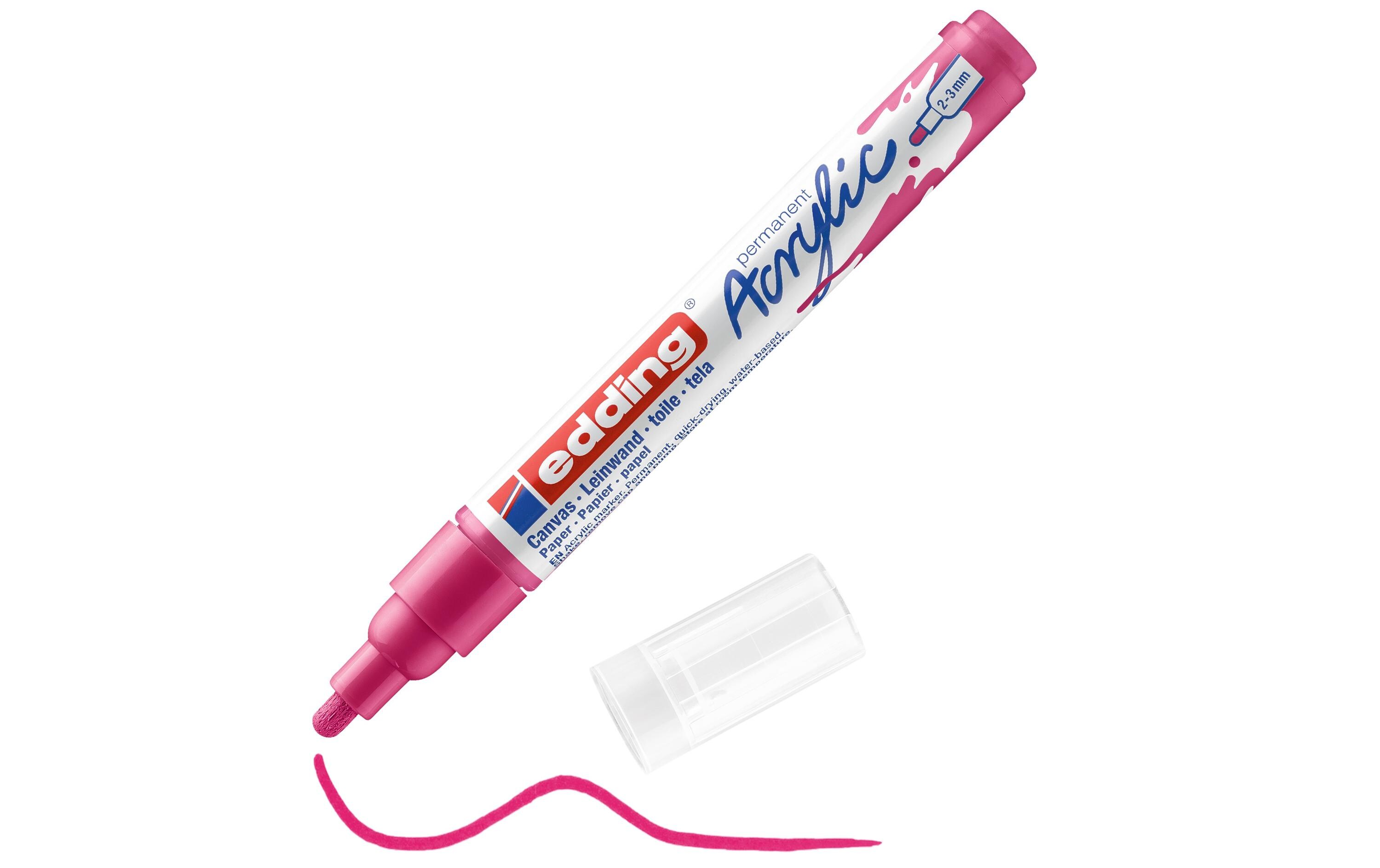 Acrylmarker 5100 Medium, RosaSchnelltrocknende Acrylstifte