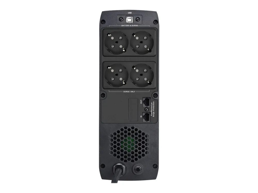 PowerWalker VI 1000 GXB - UPS - AC 162 - 290 V - 600 Watt - 1000 VA - 9 At - USB - output-stikforbindelser: 4