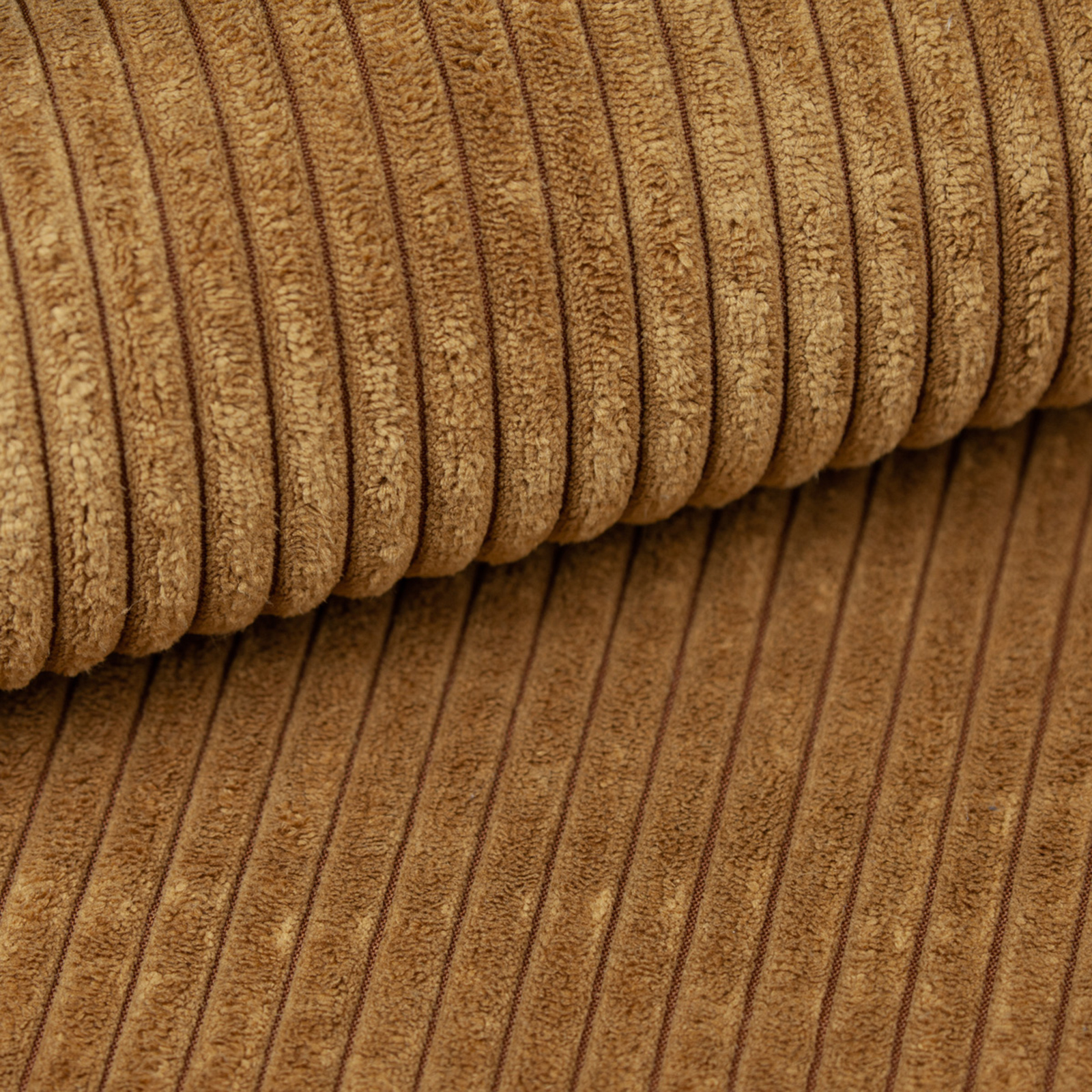 Ecksofa - gold - Liegefunktion und Bettkasten
