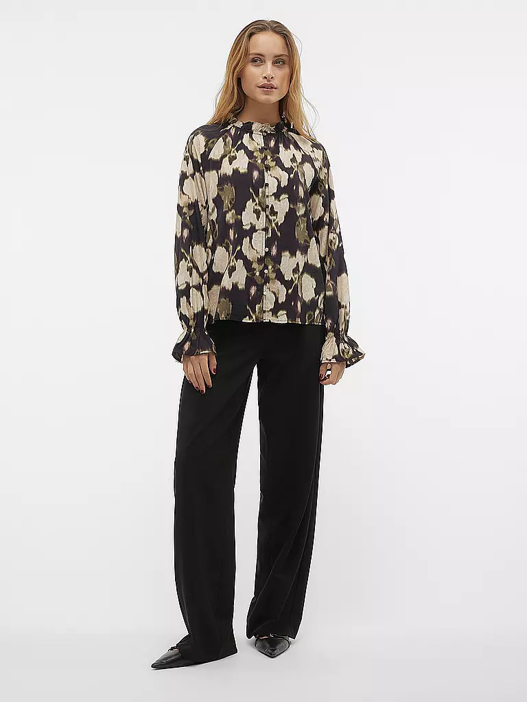VERO MODA Bluse VMCELINA  schwarz