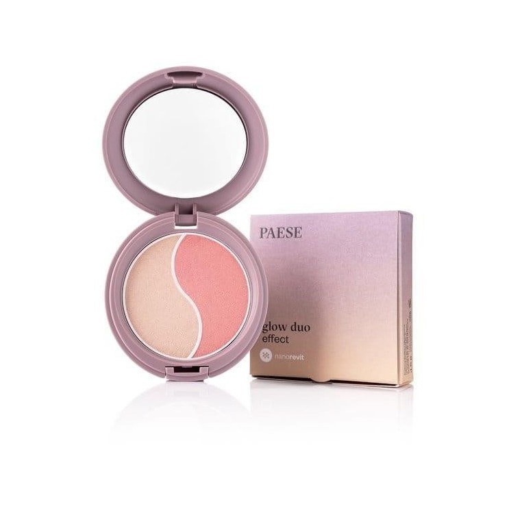 Paese Nanorevit Glow Duo Illuminating poeder en blusher Nanorevit Glow Duo Effect 4,5 g