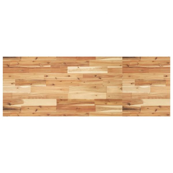 vidaXL Tampo de Mesa Retangular 120x50x2 cm Madeira de Acácia Maciça - 408322903