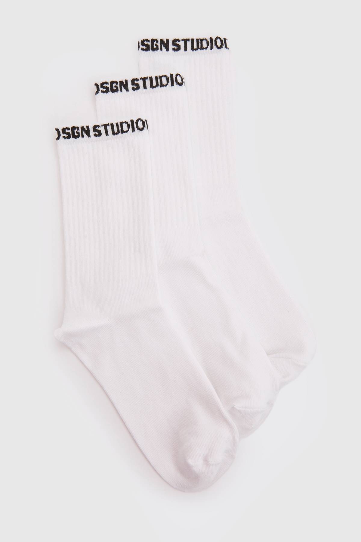 Dsgn Studio Lot De 3 Chaussettes De Sport