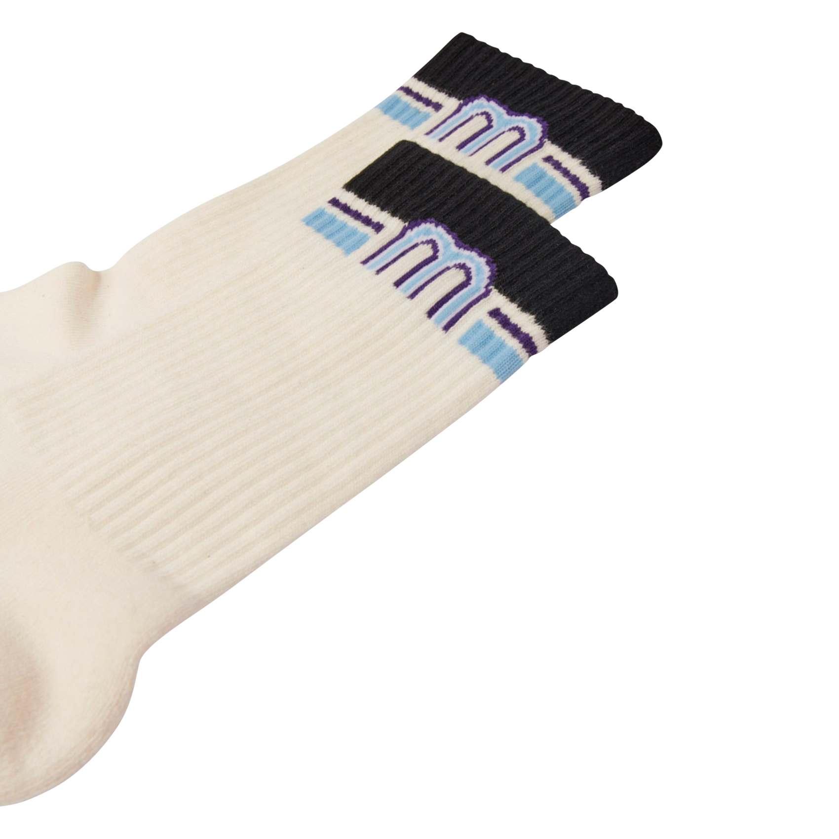 Chaussettes hautes en coton mélangé | Multicolore