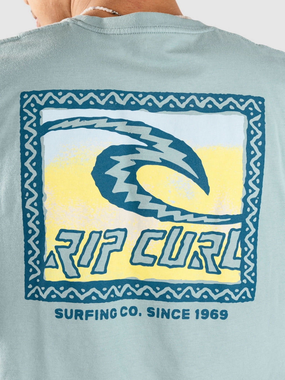 Rip Curl Raw Energy Trad T-Shirt blue lagoon