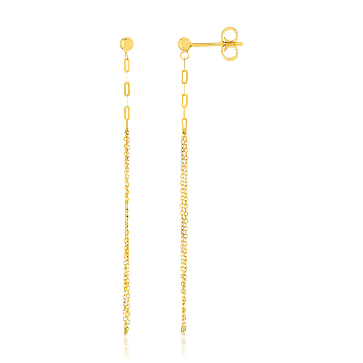 Boucles d'oreilles or 375 jaune
