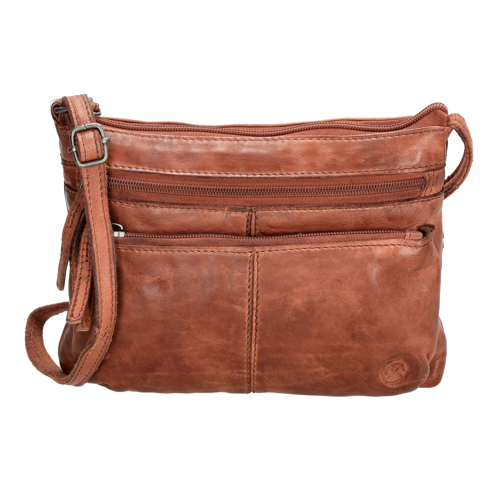 Hide & Stitches Paint Rock Schoudertas Cognac